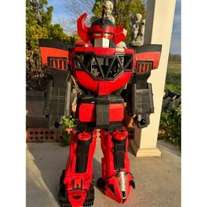 Fisher Price Imaginext Power Rangers Morphin Megazord Red Black Action Figure